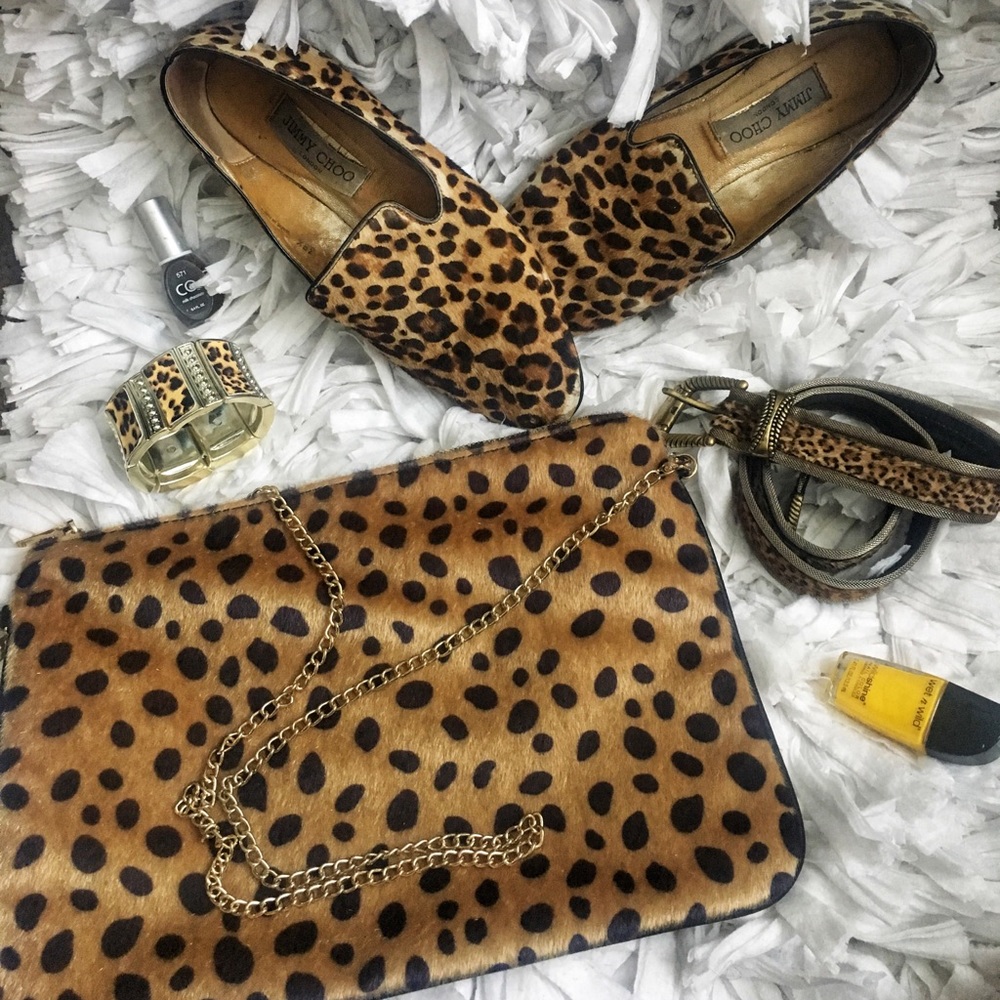 Leopard Print Clutch/CrossBody
